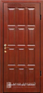 Железная дверь красивая №13 внешняя - фото