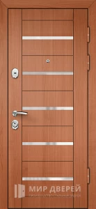 Дверь входная открывающаяся вовнутрь квартиры №18 внешняя - фото