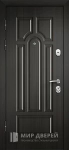 Дверь квадро металлическая Венге №8 внутренняя - фото