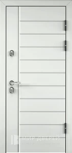 Металлическая межкомнатная дверь в комнату №39 внешняя - фото