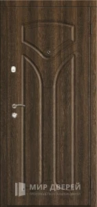 Входная дверь с МДФ накладкой для ресторана №67 внешняя - фото