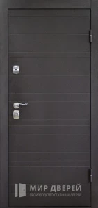 Входная дверь снаружи порошковое напыление №15 внешняя - фото