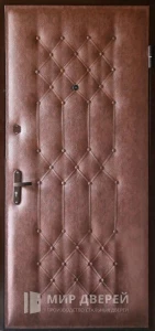 Дверь из кожи в квартиру №23 внешняя - фото