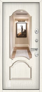 Сварная дверь из металла на заказ №19 внутренняя - фото