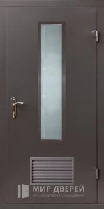 Внутренняя дверь в котельную №8 внешняя - фото