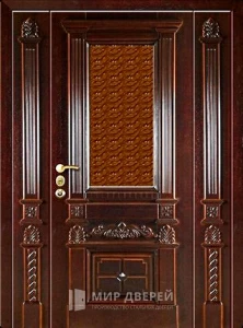Входная дверь премиум класса для коттеджа №3 внешняя - фото