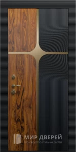 Дверь утеплённая дизайнерская №13 внешняя - фото