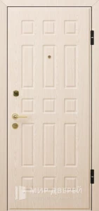 Стальная дверь с МДФ входная №204 внешняя - фото