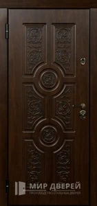 Дверь металлическая с коробкой в дом №18 внутренняя - фото