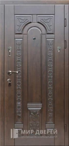 Входная наружная дверь для дачи №12 внешняя - фото