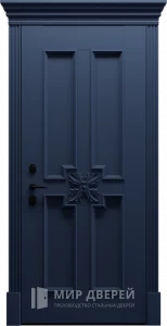 Входная дверь наружная  по индивидуальному дизайну №11 внешняя - фото