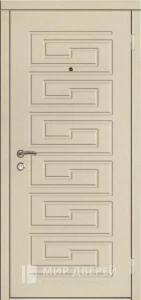 Дверь с шумоизоляцией с зеркалом №26 внешняя - фото