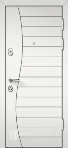 Межкомнатная дверь с металлической кромкой №35 внешняя - фото