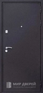 Железная входная дверь с зеркалом №72 внешняя - фото