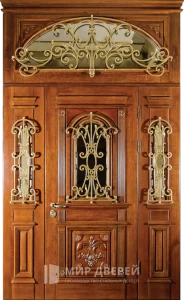 Дверь для коттеджа №367 внешняя - фото